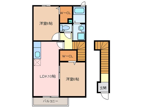 コージー　グローヴⅠの物件間取画像